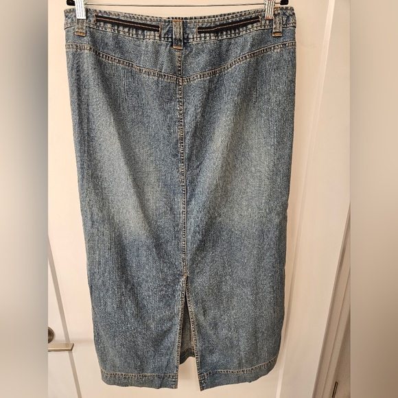 NWT - Venezia Vintage Denim Drawstring Midi Skirt - Size 14 - Picture 6 of 6